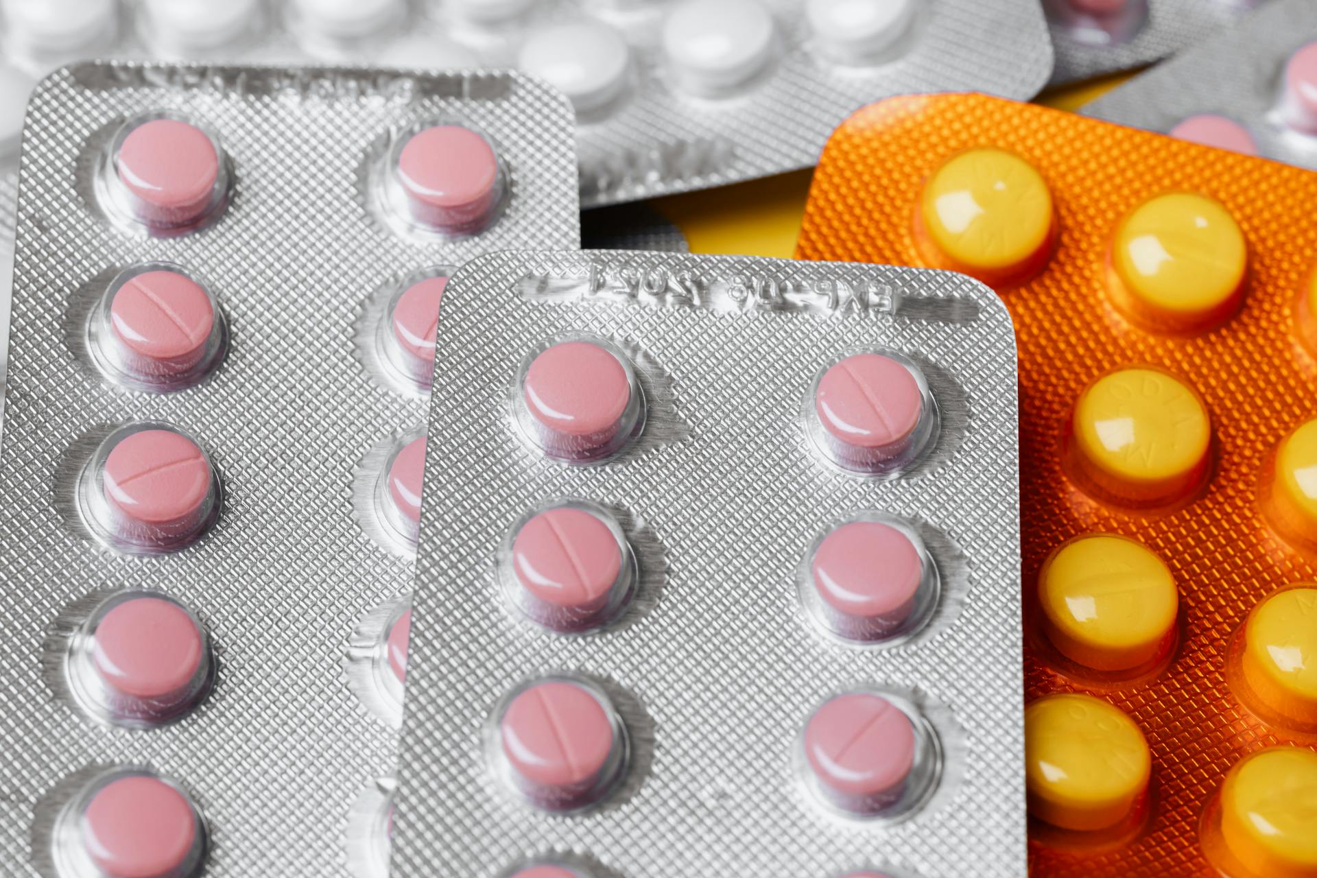 Close-up Photo of Pills on Blister Packs