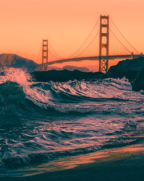 Gratuit Imagine de stoc gratuită din amurg, face cu mâna, Golden Gate Fotografie de stoc