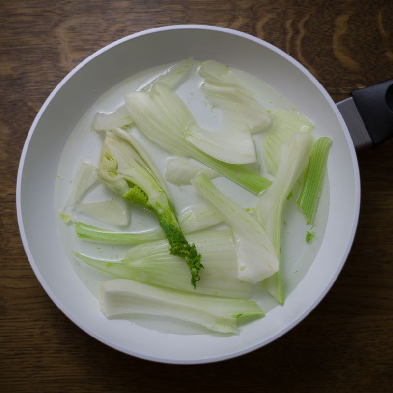 Greek White Fish and Fennel Chowder with Lemon Yogurt
