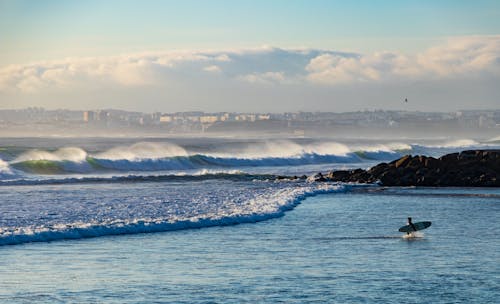 Ücretsiz açık hava, boş zaman, dalgalar içeren Ücretsiz stok fotoğraf Stok Fotoğraflar