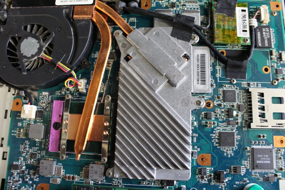 Free stock photo of copper, laptop, motherboard