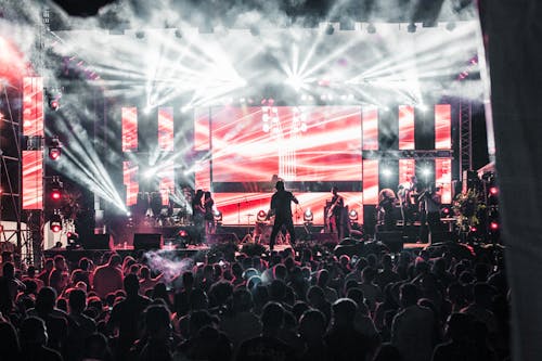 Crowd watching on a Live Concert