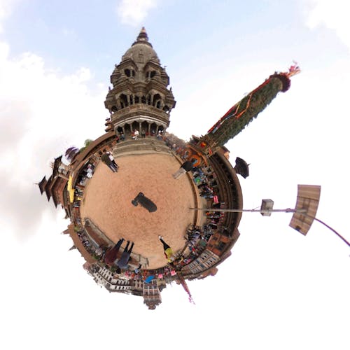 Kostenloses Stock Foto zu 360 foto, durbar quadrat, erbe