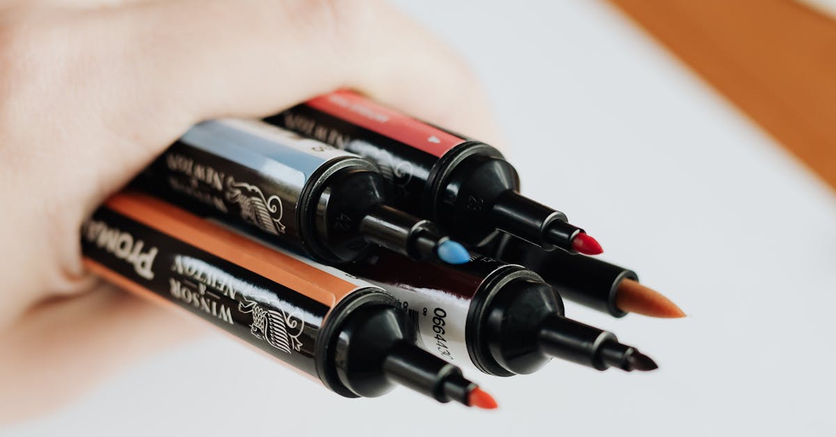 How to use a color blender marker