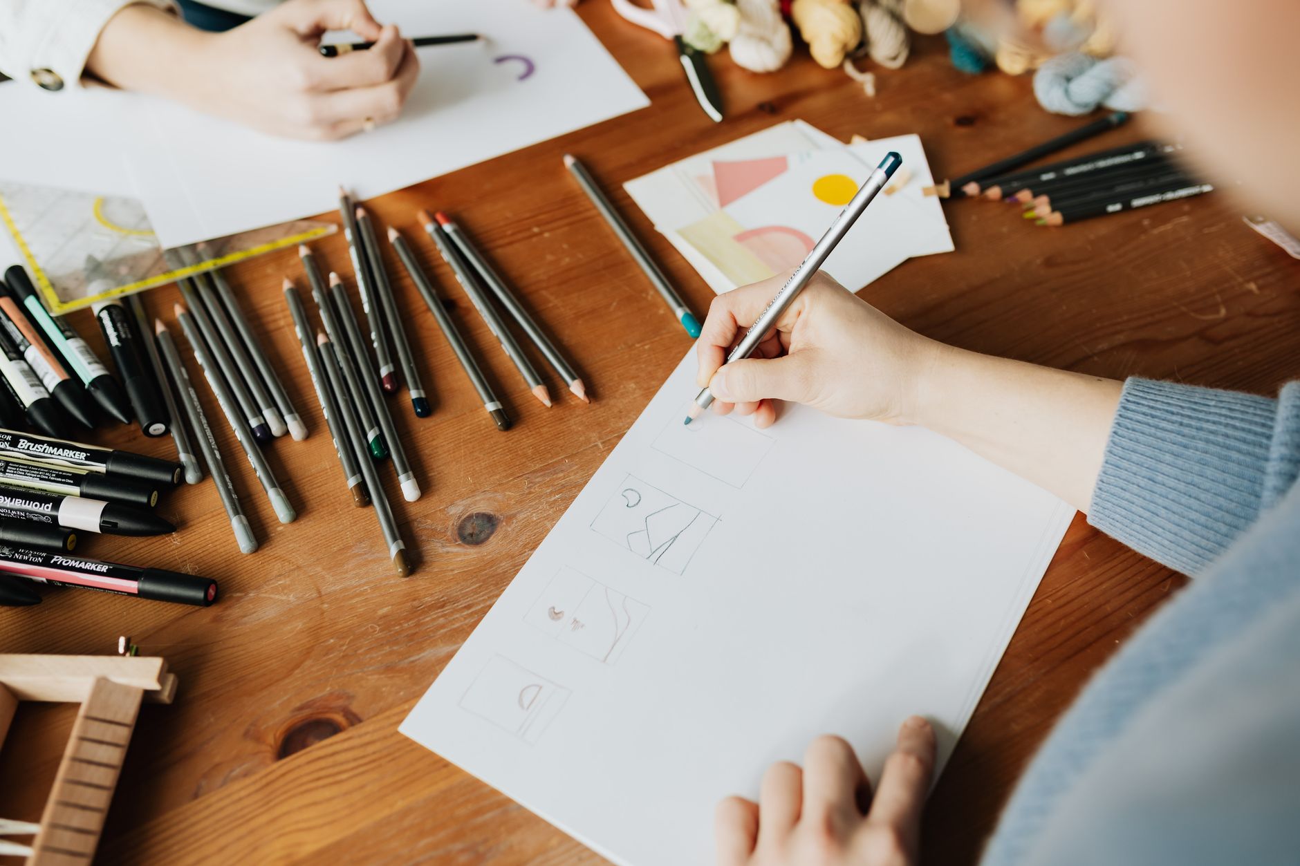 Creative process and visual research for aurea