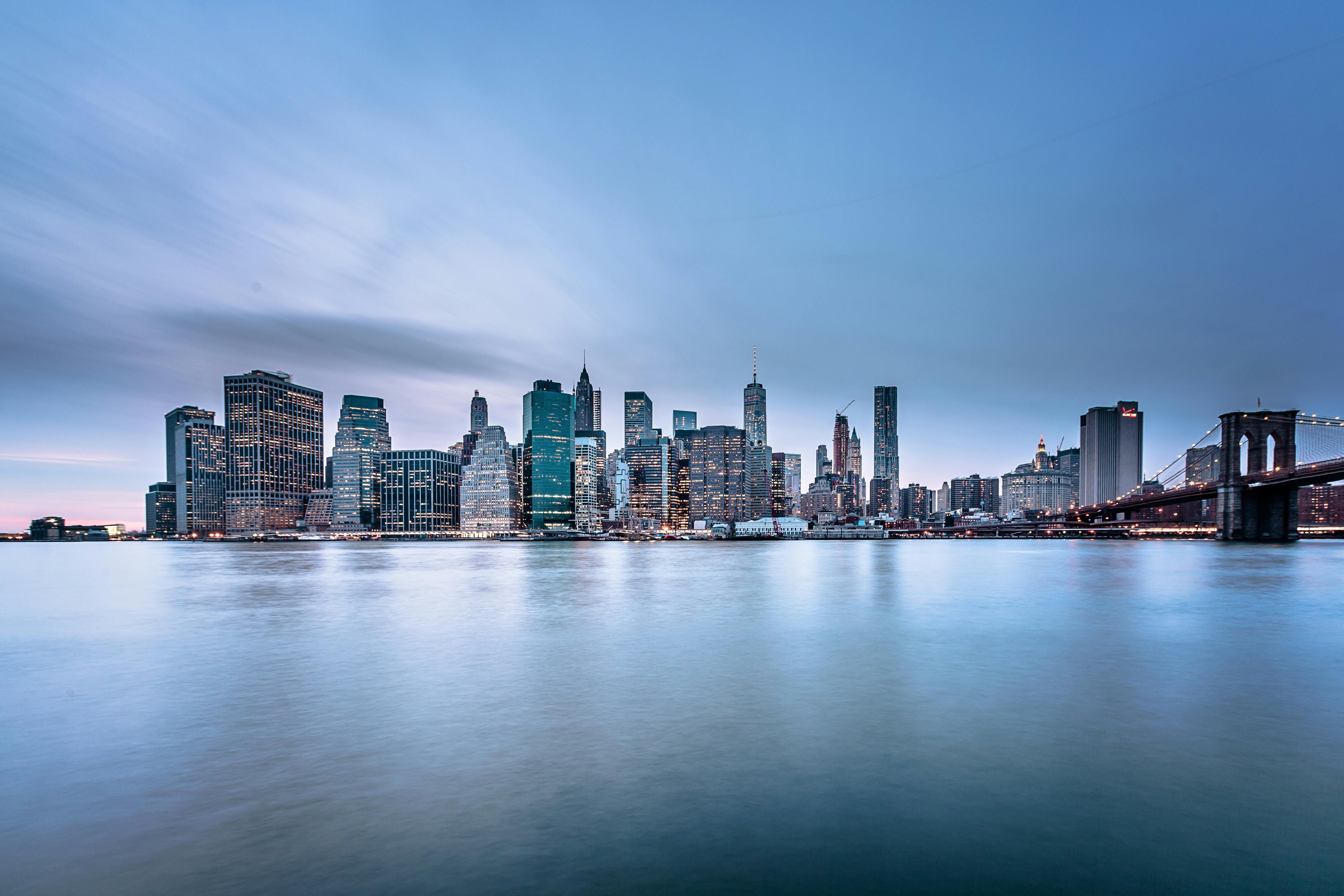 Manhattan Skyline 4K wallpaper download