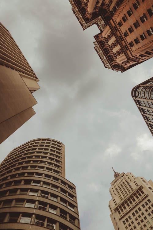 Low Angle Photography of High Rise Buildings