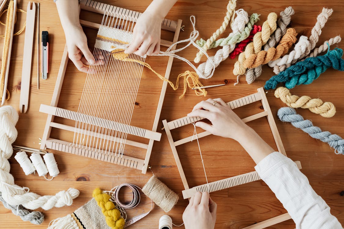 Involve Your Neighbors In These Creative Activities Weaving as a creative activity to bond with your neighbors! | Photo from Pexels