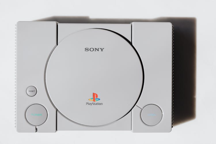 Close Up Of Playstation 1