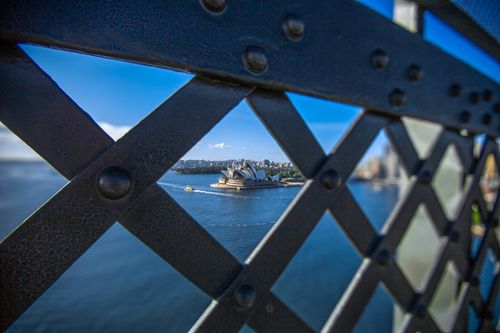 Free stock photo of sydney, sydney harbour bridge, sydney opera house Stock Photo