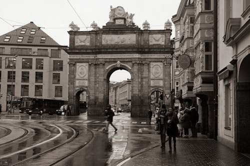Arch on City Street