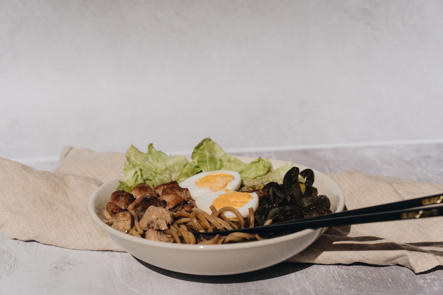 Rustic Okonomiyaki with a Soft Egg