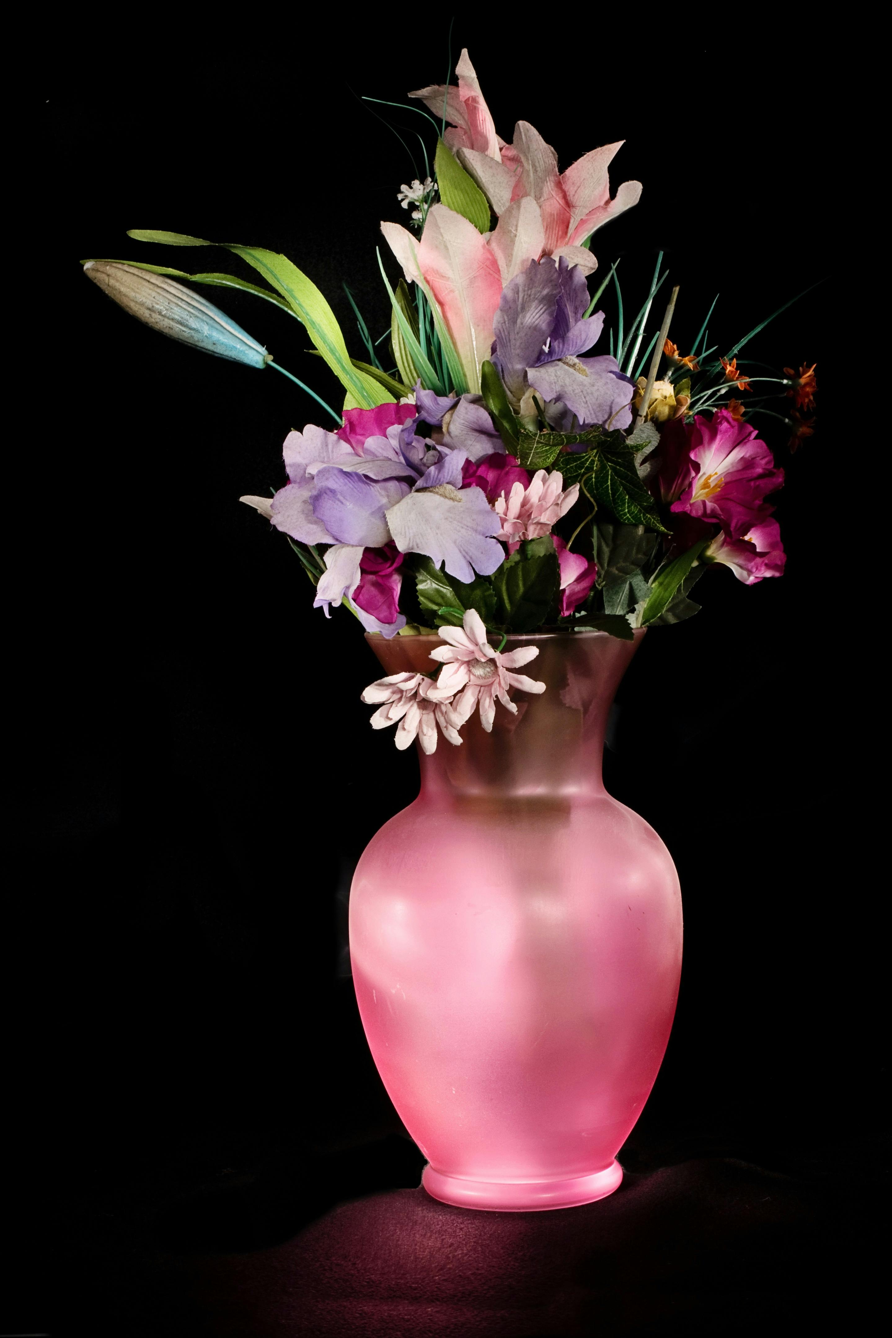 Pink Vase Free Stock Photo