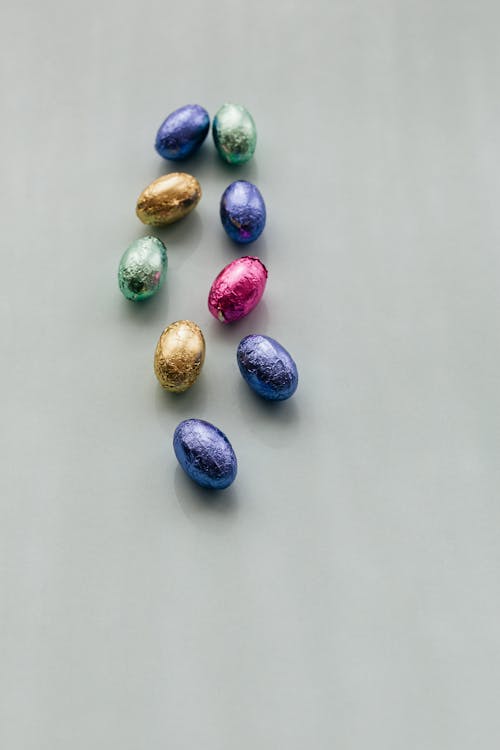 Free Colorful Chocolate Eggs Stock Photo