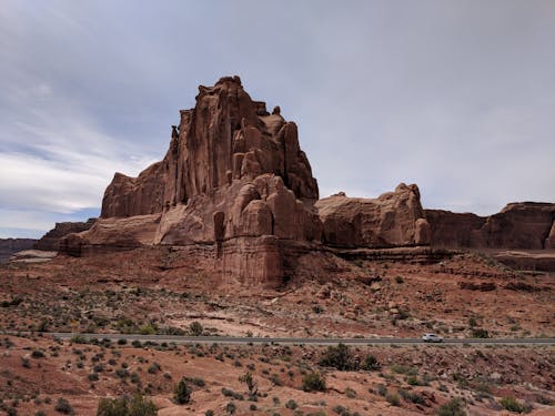 Drone Shot of Rock Formation during the Day 