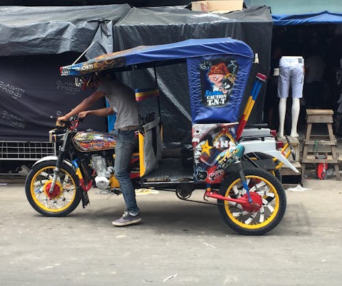 Free stock photo of belen market, iquitos, motobike taxi Stock Photo