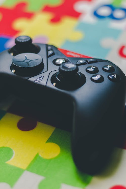 Close Up of a Game Controller 