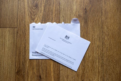 Gratis stockfoto met brief, covid, downing street letter