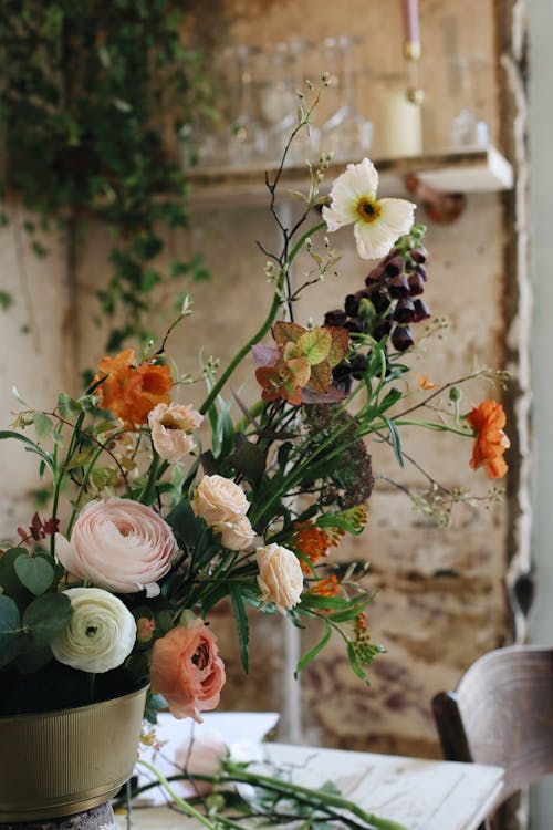 Flowers on Table