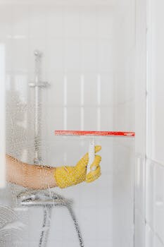 cleaning glass
