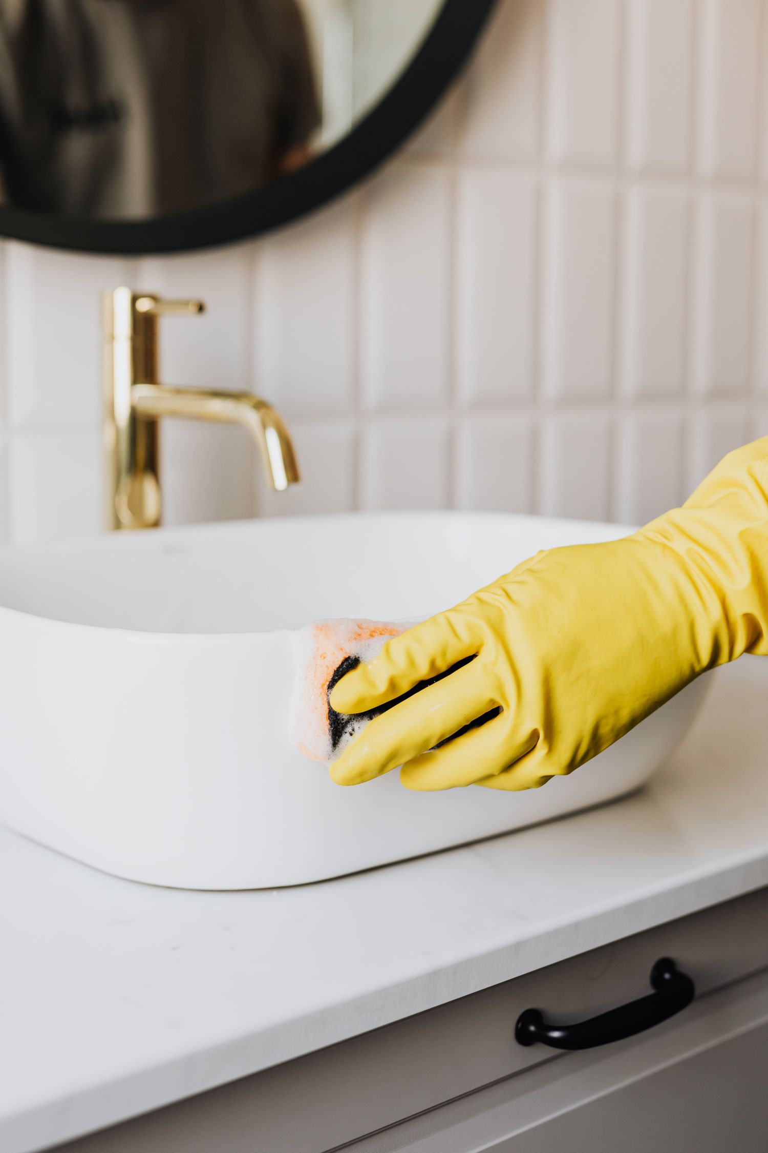 Bathroom cleaning result