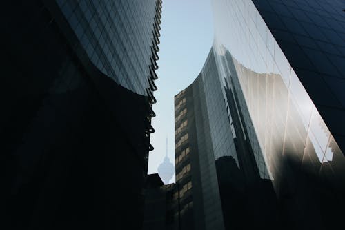 Low-Angle Shot of Skyscrapers