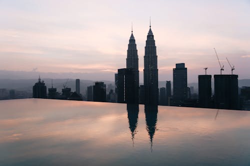 The Famous Petronas Twin Towers in Malaysia