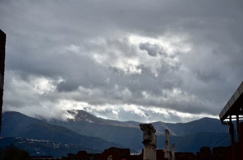 Free stock photo of ancient roman architecture, clouds, dark