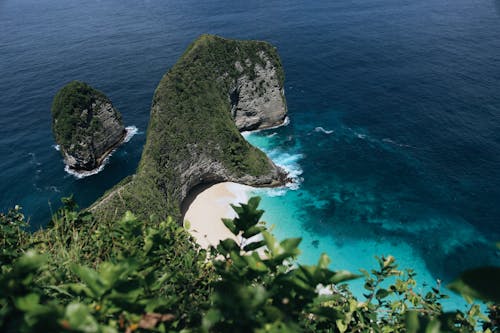 Imagine de stoc gratuită din apă albastră, Bali, formațiune stâncoasă