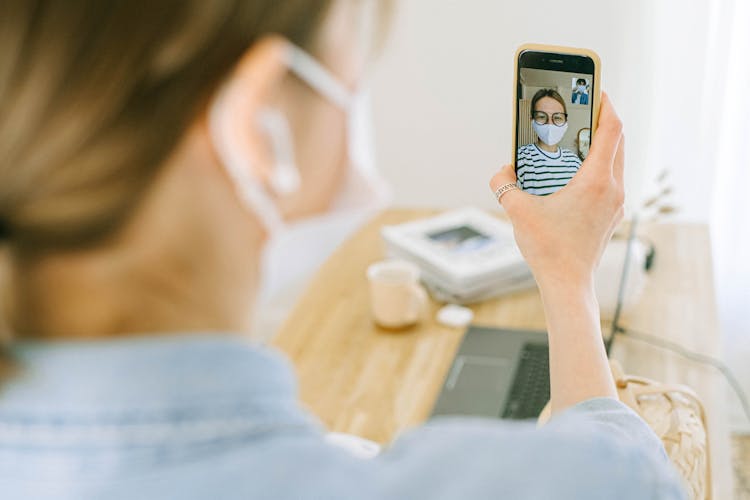 Person Having A Video Call