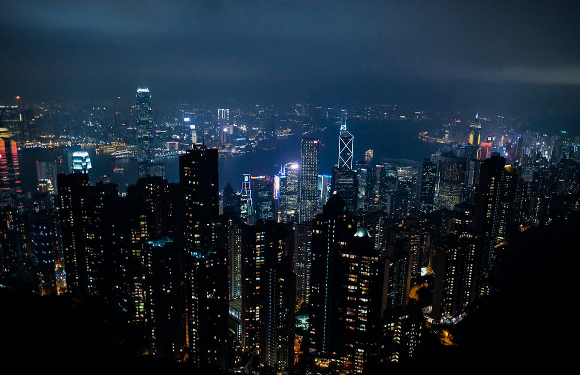 Vista Aérea De Los Edificios De La Ciudad