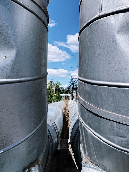 Free Large Pipes as Pipelines Stock Photo