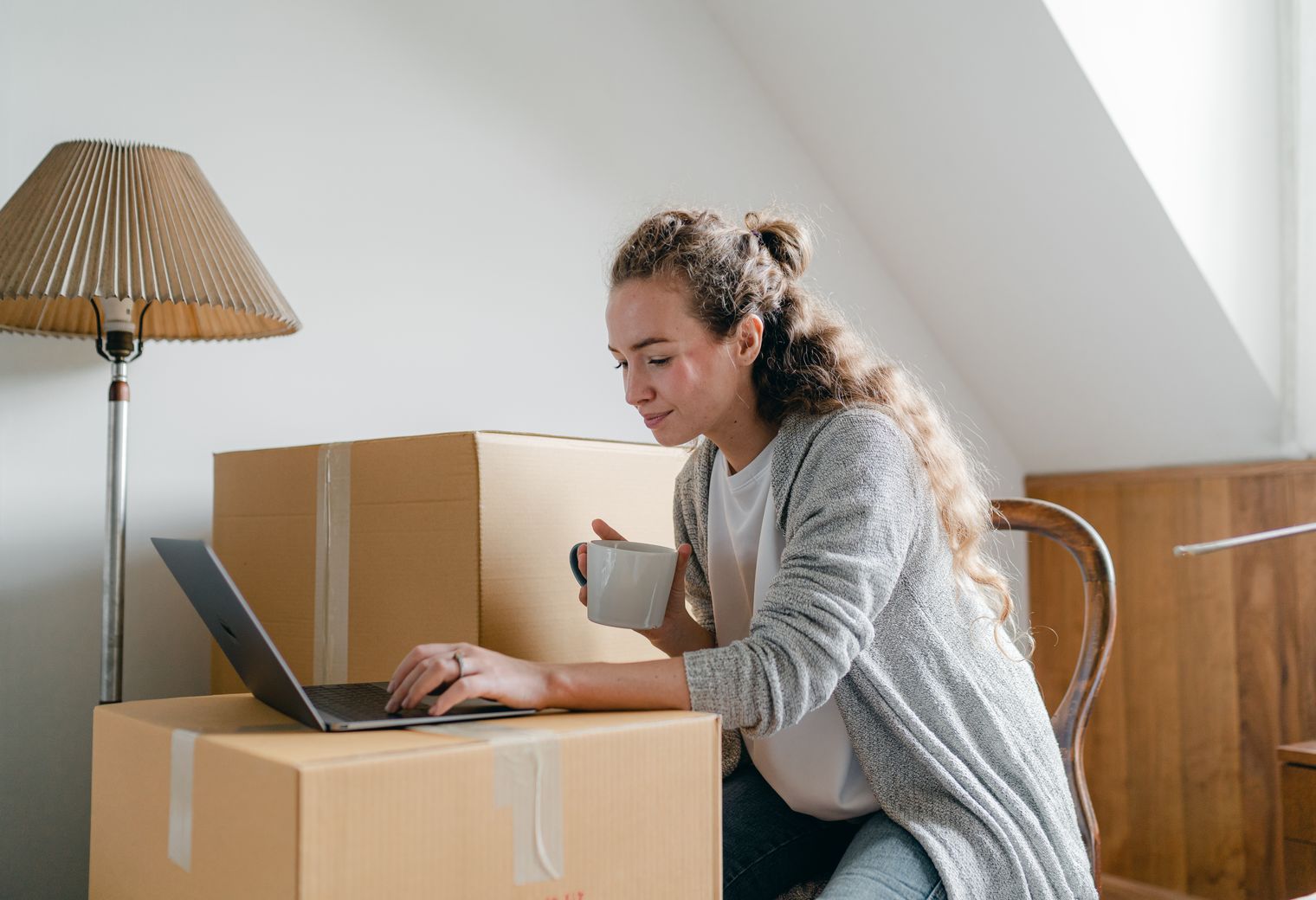 Driffield — office relocation team moving desks and equipment
