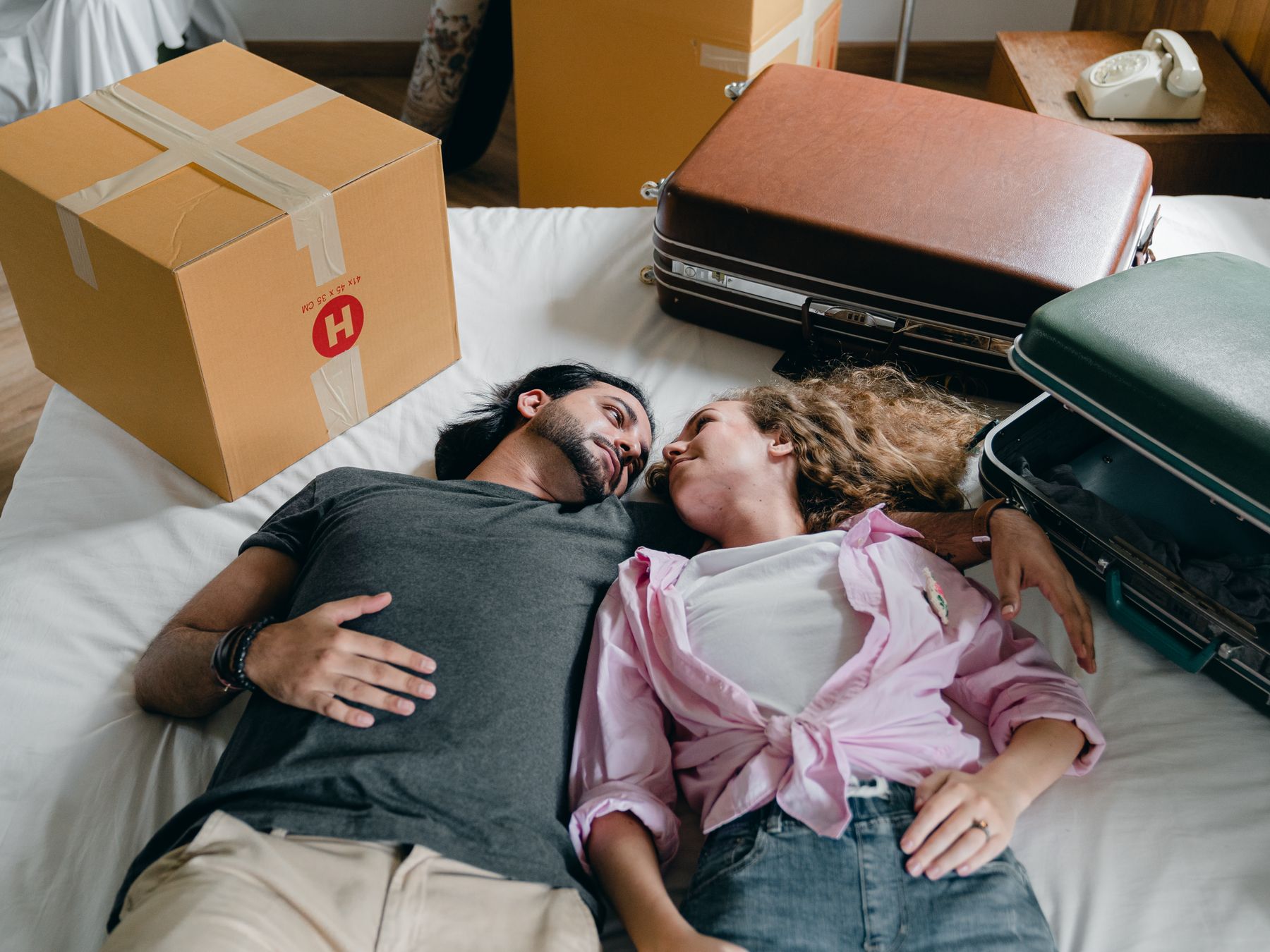 Crickhowell — professional movers carrying furniture on a house move