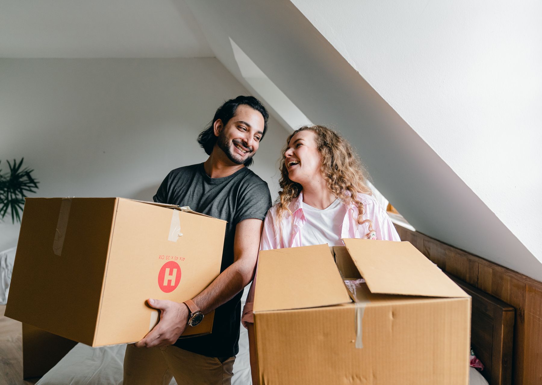 Professional removals crew at work — storage & moves to storage Bicknacre