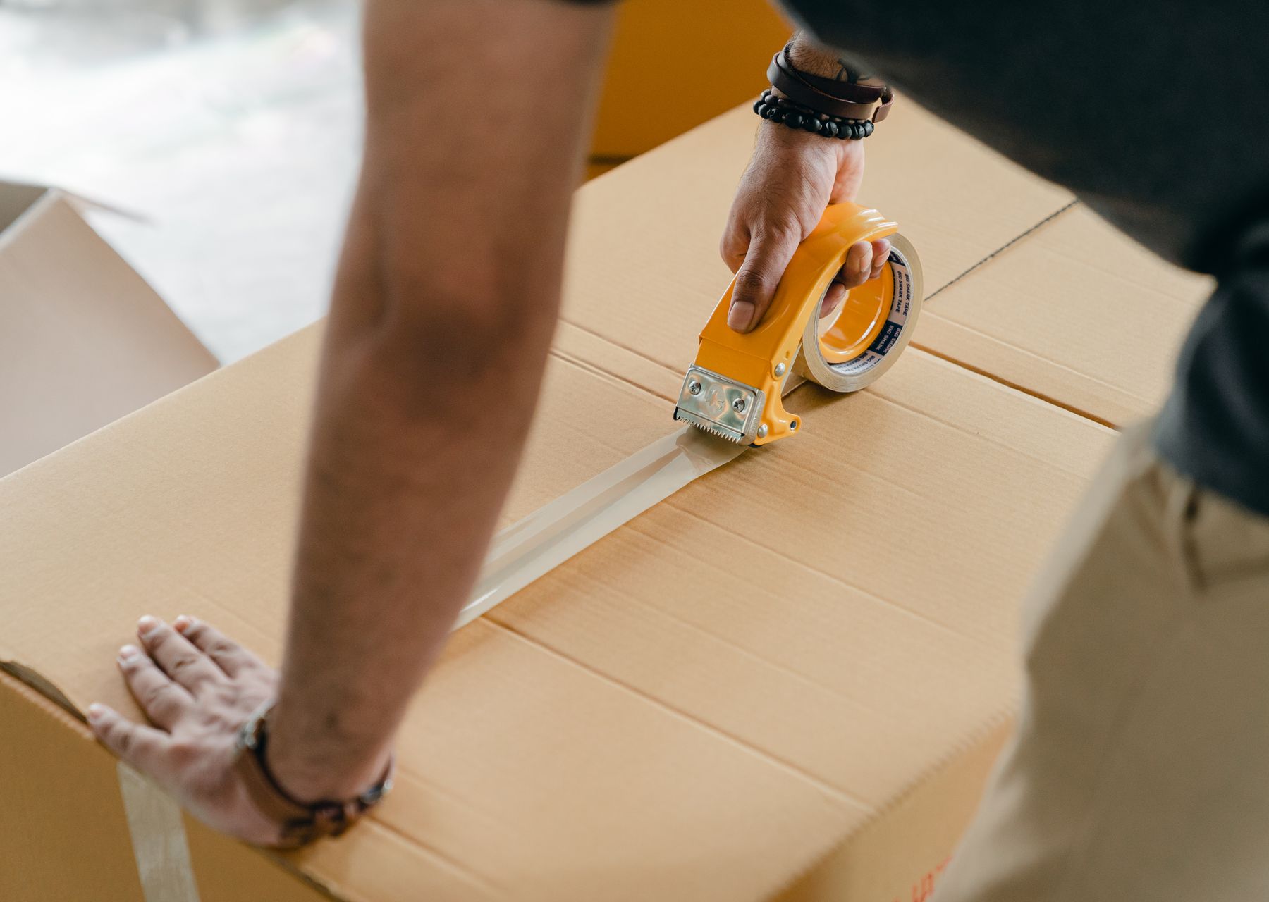 Same-day removals van loading — house removals in Rawdon