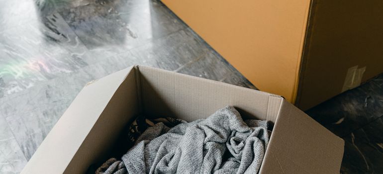 Moving boxes in an apartment