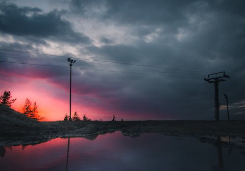Ilmainen kuvapankkikuva tunnisteilla auringonlasku, ilta-sky, järvi