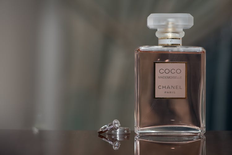 Close-Up Photo Of A Coco Chanel Perfume Bottle