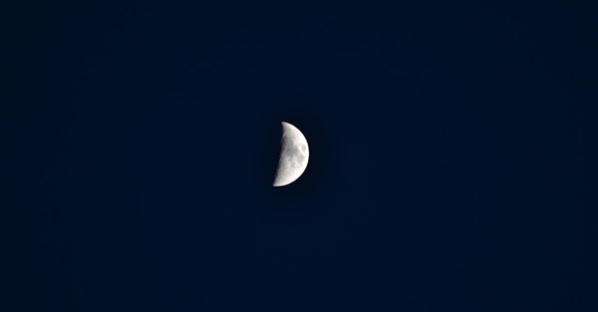 Free stock photo of half moon
