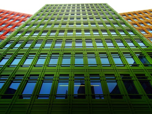 Free Green High-rise Buildings Stock Photo