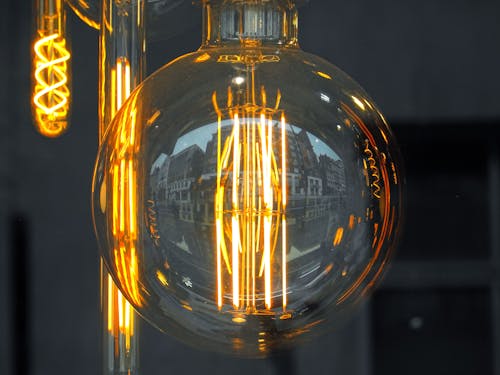 Free Clear Glass Bulb Stock Photo