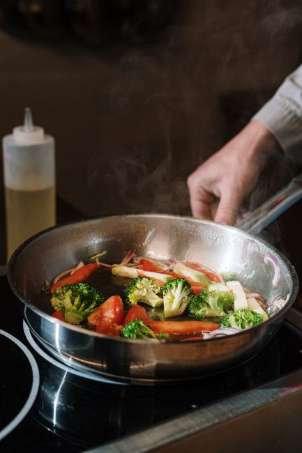 steamed vegetables kitchen