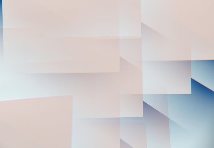 Multiple Overlay Patterns Of Pastel Colored Design