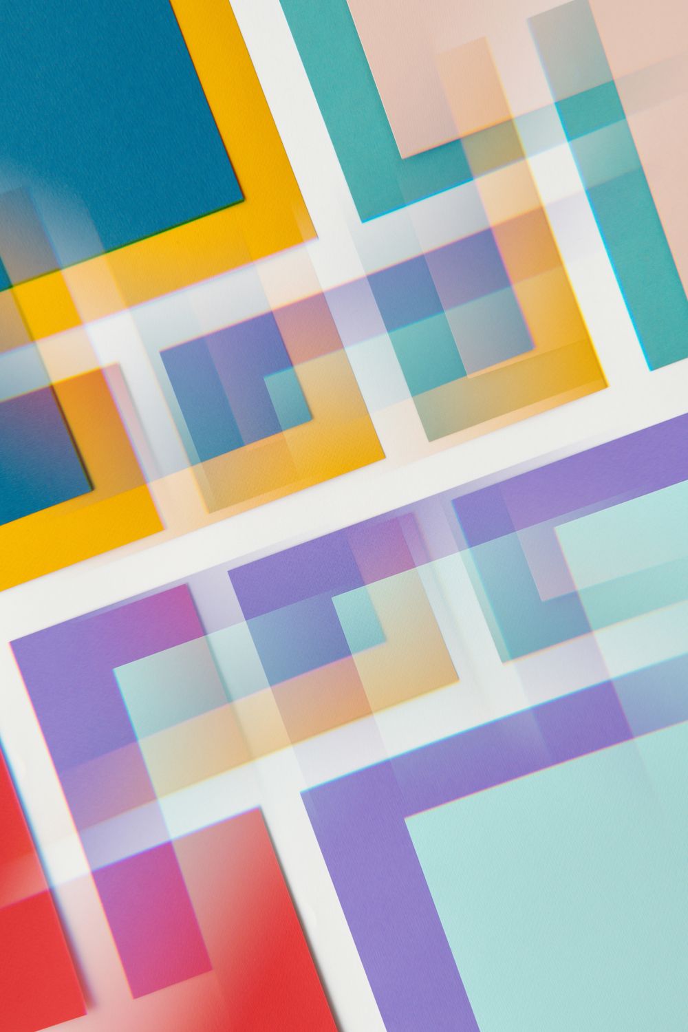 Multiple Overlay Patterns of a Colorful Design · Free Stock Photo