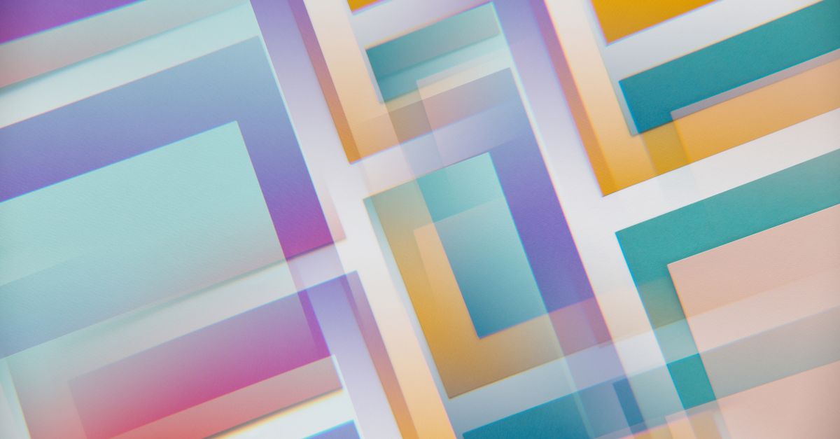 Multiple Overlay Patterns of a Colorful Design · Free Stock Photo