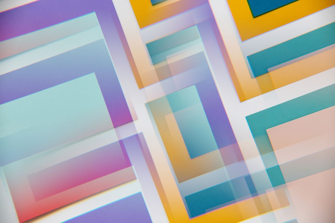 Multiple Overlay Patterns of a Colorful Design Β· Free Stock Photo