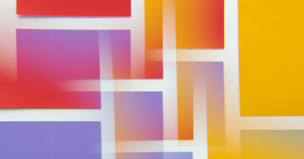 Multiple Overlay Rectangle Multiple Overlay Patterns of a Colorful Design · Free Stock Photo