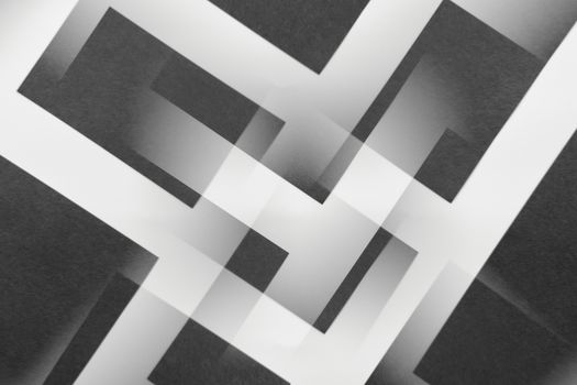 Multiple Overlay Patterns of Monochrome Design
