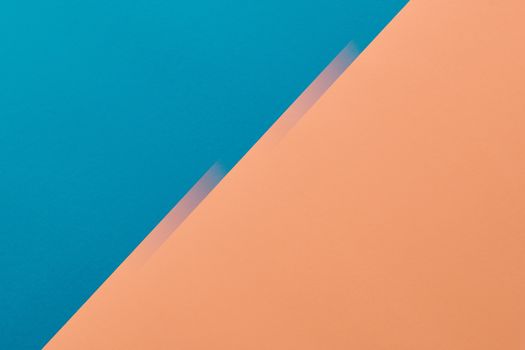 A vibrant two-tone background featuring contrasting blue and orange hues, ideal for design use.